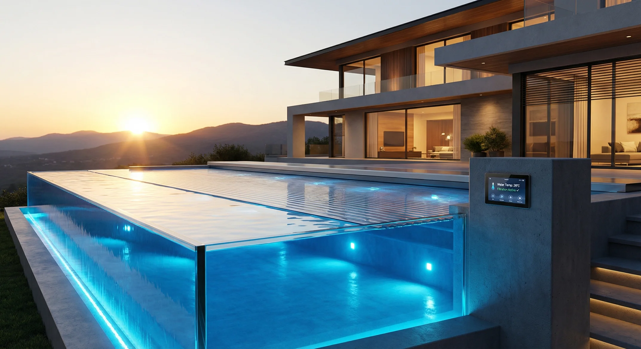 La piscine connectée en 2026 : automatisation, économies et sécurité sans cloud